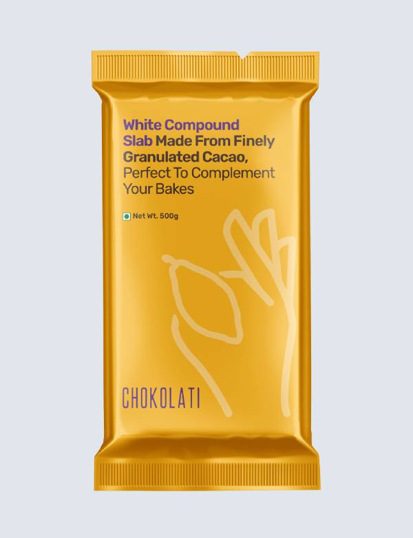 Chokolati White Compound Chocolate Slab